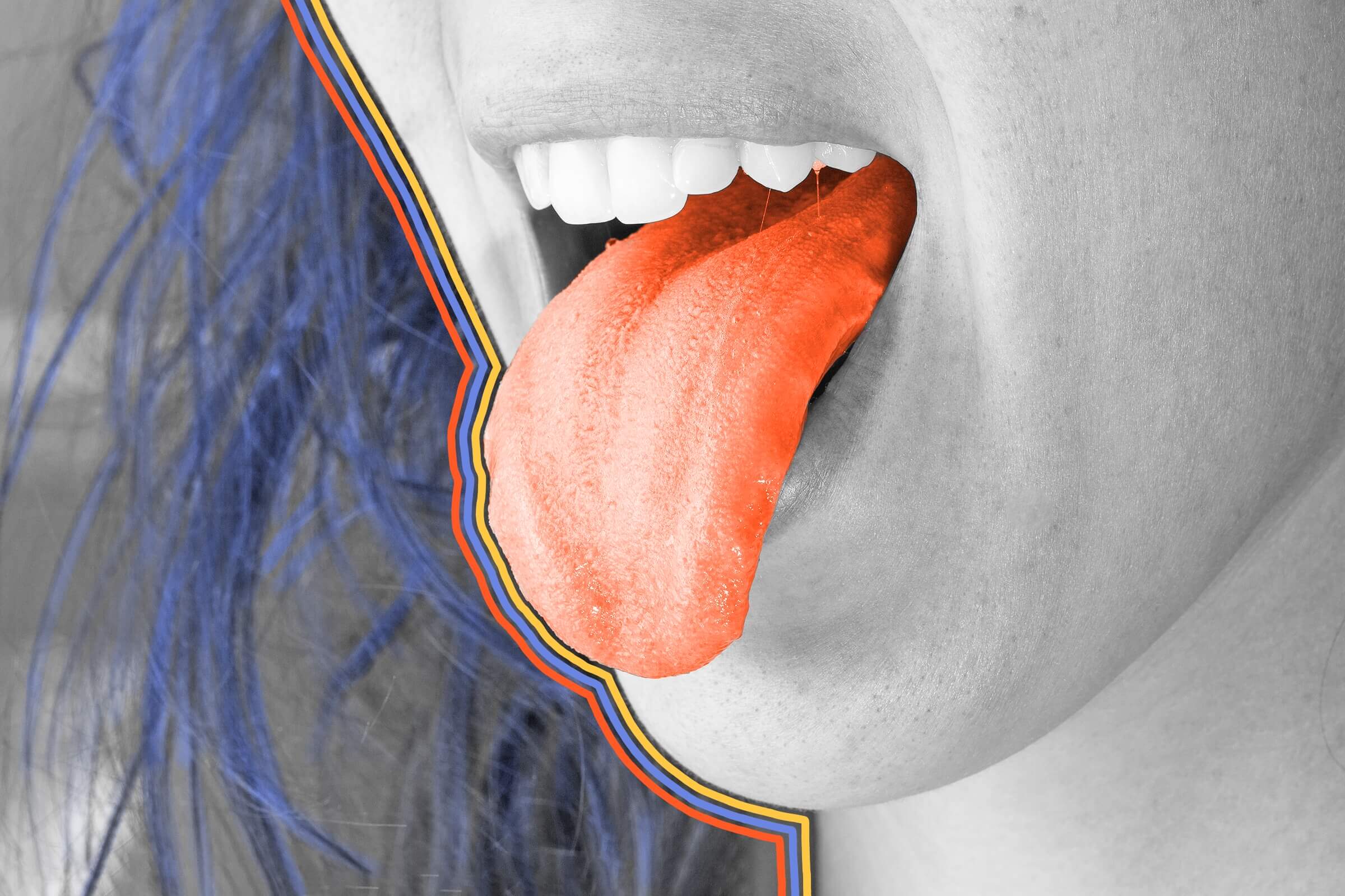 Everyone has a unique tongue print.