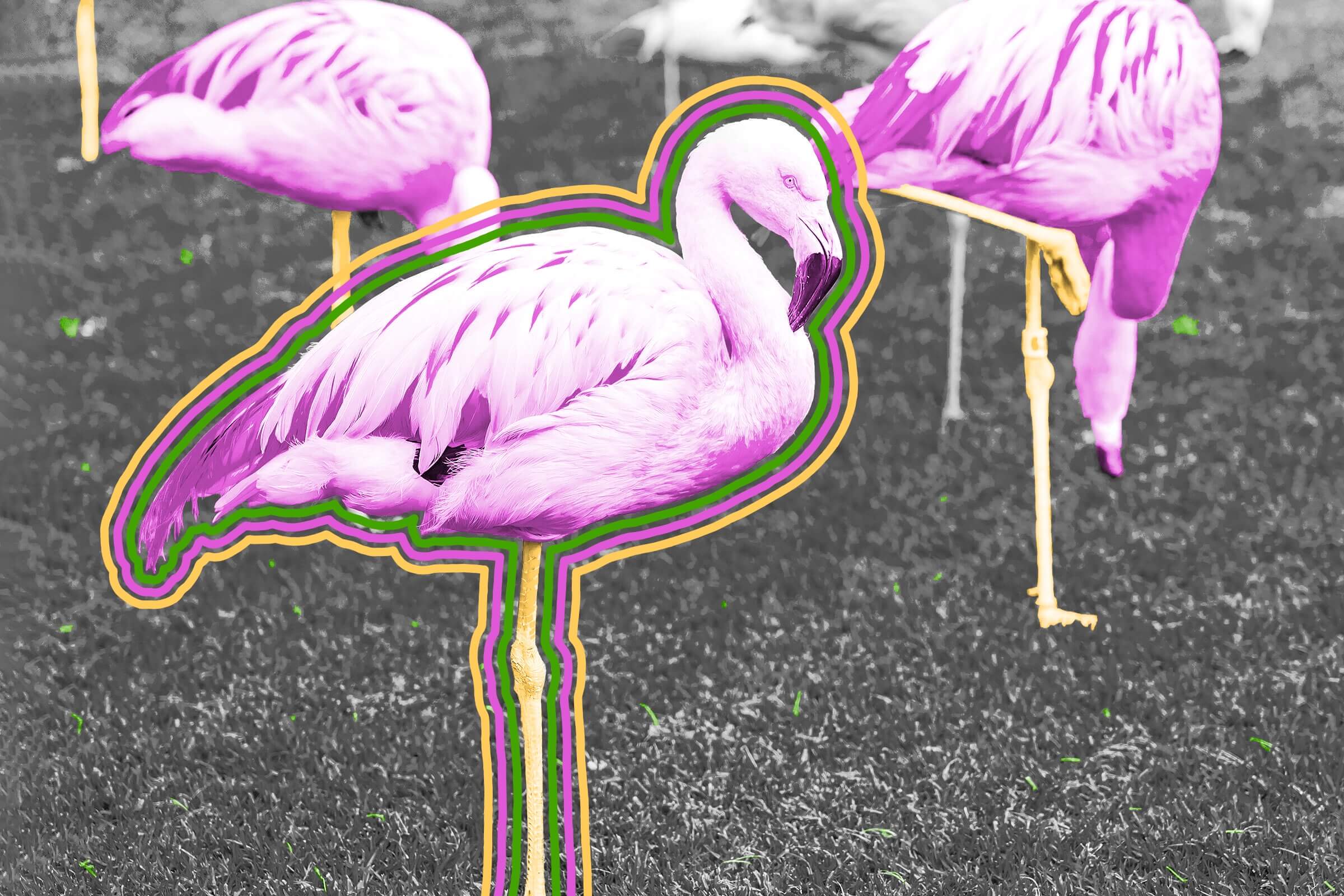 Flamingos can sleep standing on one leg.