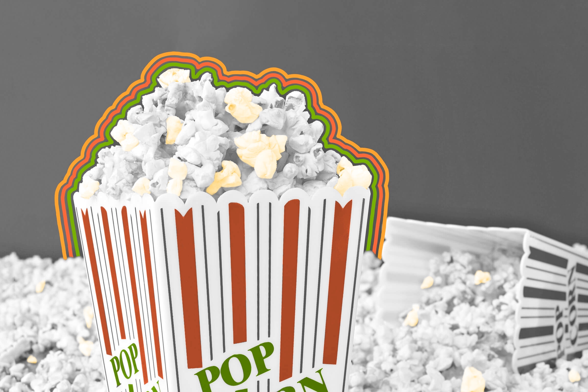 Popcorn can pop up to 3 feet into the air.