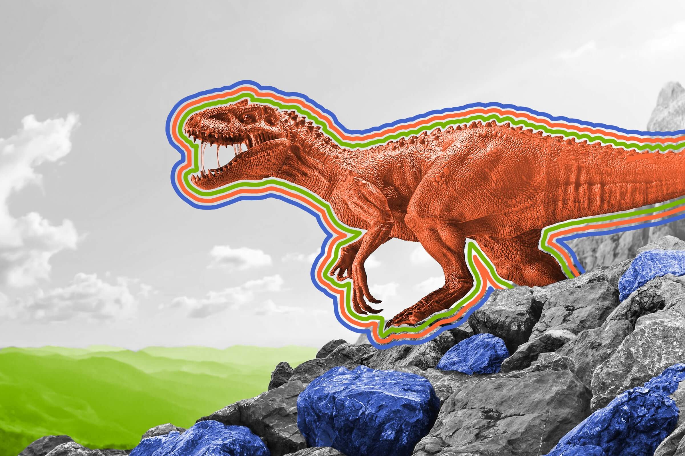 Less time separates humans from Tyrannosaurus rex than separated T. rex from stegosaurus.